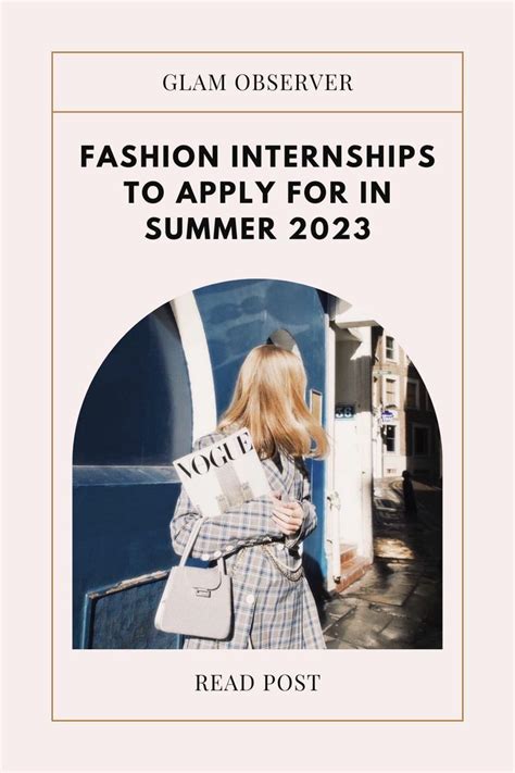 fashion internships summer 2020